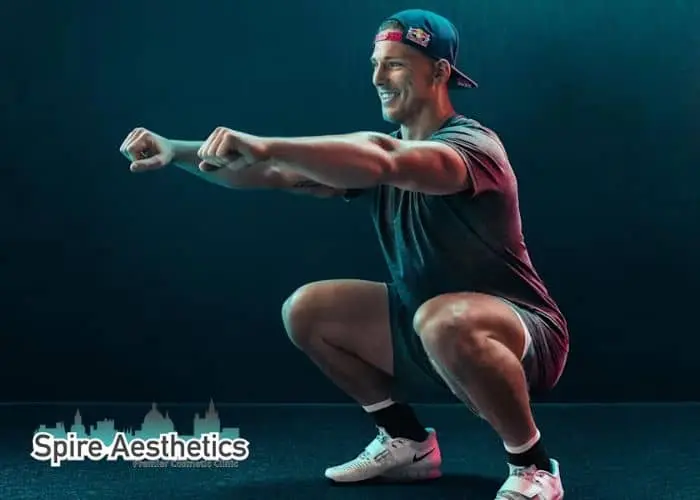 Image of man build leg muscle High Wycombe through exercise