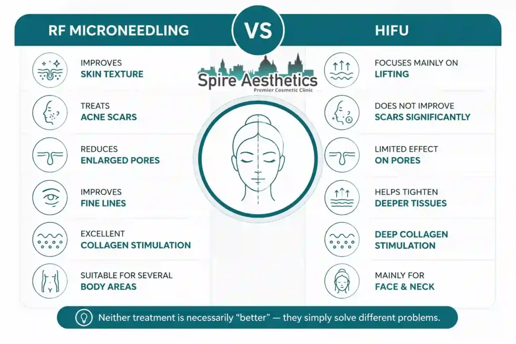 RF Microneedling vs HIFU: Which Treatment Gives Better Results High Wycombe?